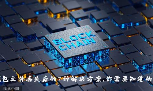 比特币钱包文件丢失后的7种解决方案，你需要知道的应对策略
