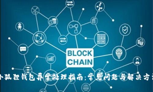 小狐狸钱包异常处理指南：常见问题与解决方法